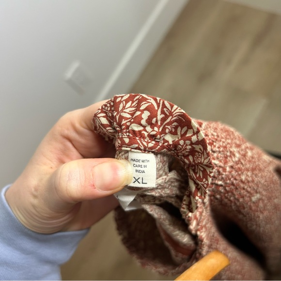 Doen Prancing Fawn Leda Deer Ruffle Cotton Tiered Long Sleeve Mini Dress XL - Picture 14 of 15